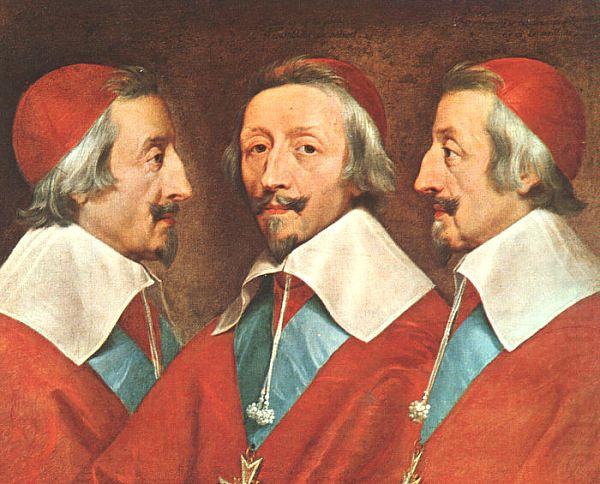 Triple Portrait of Richelieu, Philippe de Champaigne